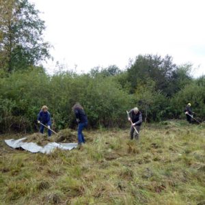 Der BUND Naturschutz (OG Mammendorf) arbeitet bei den Pflegearbeiten mit.